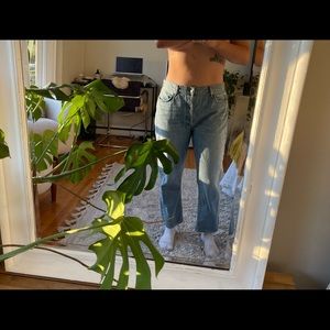 AGOLDE Riley light wash jeans